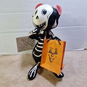 Annalee Mobilitee 6" Skeleton Trick Or Treat Mouse Halloween 2006 #304406